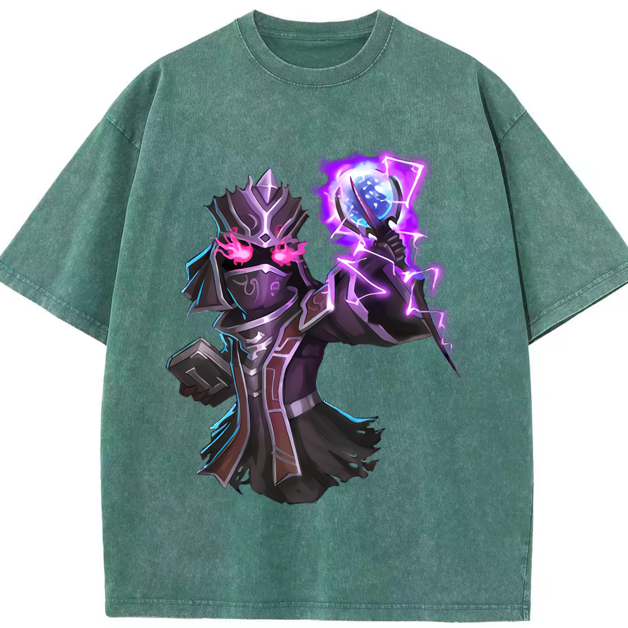 リーグ・オブ・レジェンド League of Legends LOL 綿100% ヴィンテージ風 半袖Tシャツ（フロントプリント）